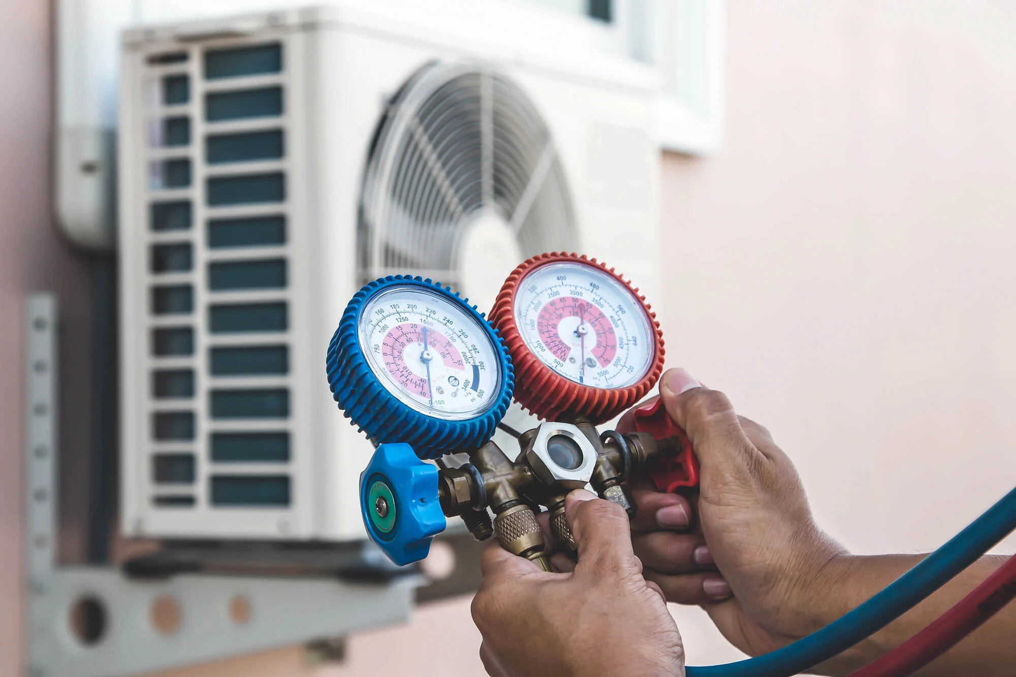 using-a-pressure-guage-to-tune-up-a-Heat-Pump-in-Coeur d'Alene ID