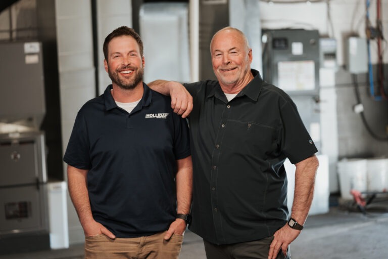 Chris Holliday and Doc Holliday, owners of Holliday Heating + Cooling + Electric, Coeur d'Alene and Spokane HVAC experts since 1986